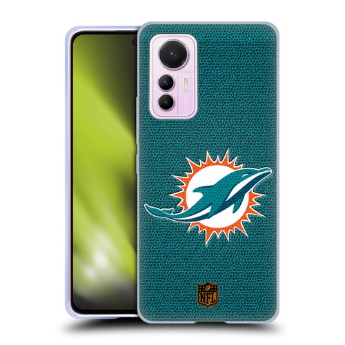 NFL Miami Dolphins Logo Football Soft Gel Case for Xiaomi 12 Lite