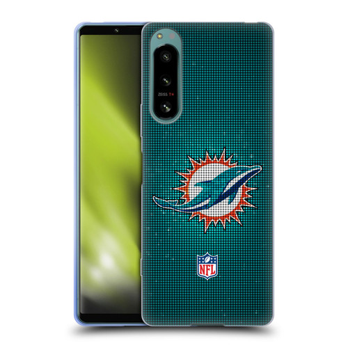 NFL Miami Dolphins Artwork LED Soft Gel Case for Sony Xperia 5 IV