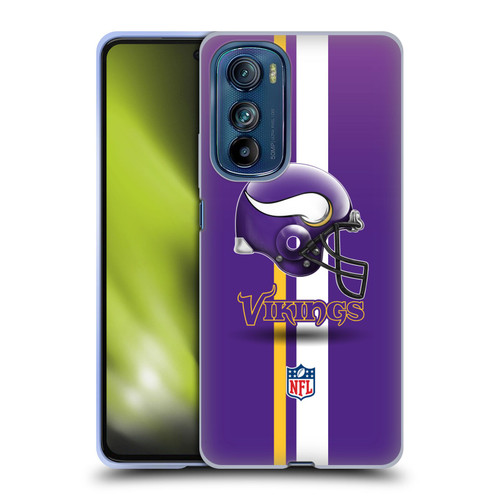 NFL Minnesota Vikings Logo Helmet Soft Gel Case for Motorola Edge 30
