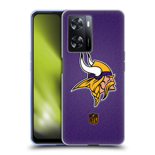 NFL Minnesota Vikings Logo Football Soft Gel Case for OPPO A57s