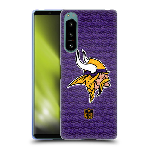 NFL Minnesota Vikings Logo Football Soft Gel Case for Sony Xperia 5 IV