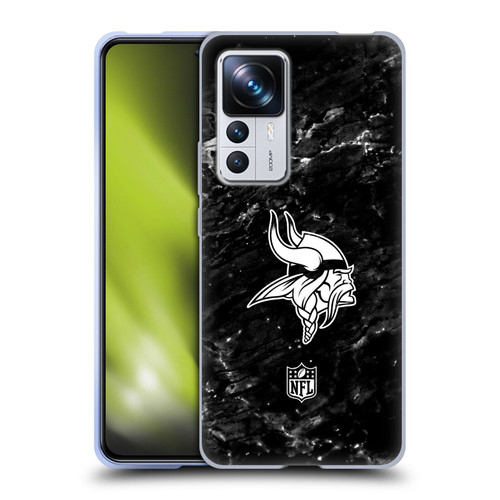 NFL Minnesota Vikings Artwork Marble Soft Gel Case for Xiaomi 12T Pro