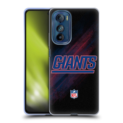 NFL New York Giants Logo Blur Soft Gel Case for Motorola Edge 30