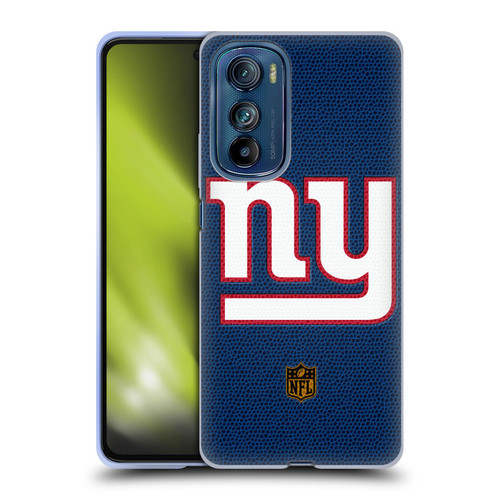 NFL New York Giants Logo Football Soft Gel Case for Motorola Edge 30