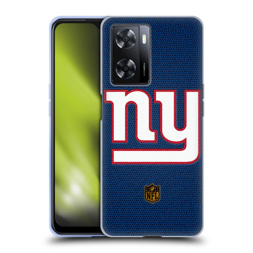 NFL New York Giants Logo Football Soft Gel Case for OPPO A57s