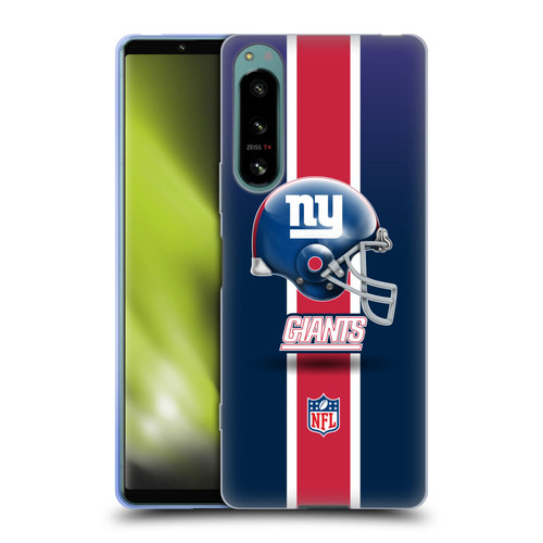 NFL New York Giants Logo Helmet Soft Gel Case for Sony Xperia 5 IV