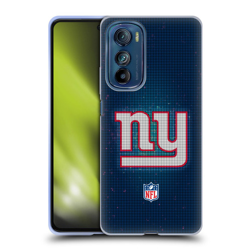 NFL New York Giants Artwork LED Soft Gel Case for Motorola Edge 30