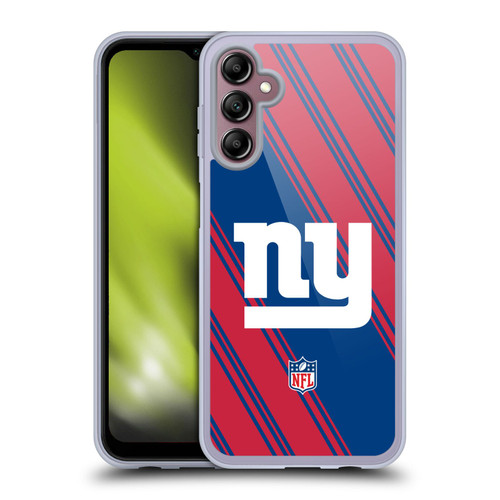 NFL New York Giants Artwork Stripes Soft Gel Case for Samsung Galaxy A14 5G