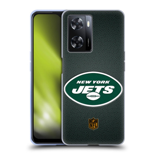 NFL New York Jets Logo Football Soft Gel Case for OPPO A57s