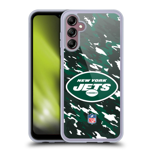 NFL New York Jets Logo Camou Soft Gel Case for Samsung Galaxy A14 5G