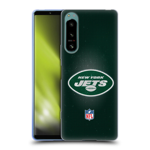 NFL New York Jets Artwork LED Soft Gel Case for Sony Xperia 5 IV
