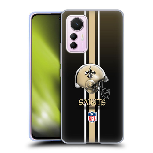 NFL New Orleans Saints Logo Helmet Soft Gel Case for Xiaomi 12 Lite