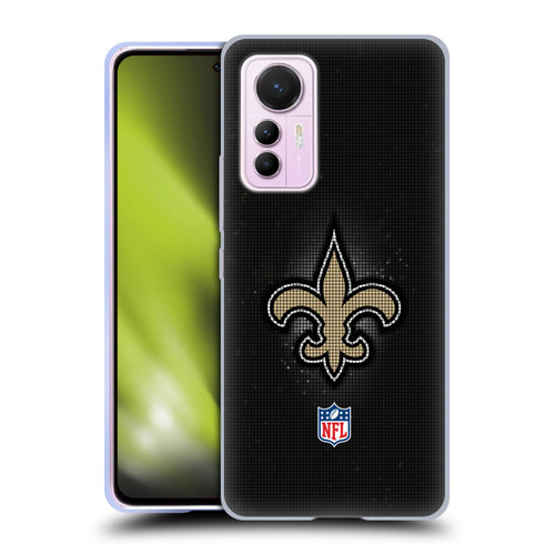 NFL New Orleans Saints Artwork LED Soft Gel Case for Xiaomi 12 Lite