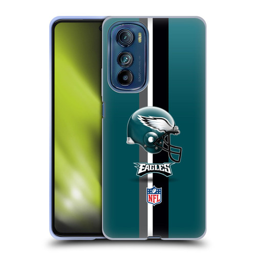 NFL Philadelphia Eagles Logo Helmet Soft Gel Case for Motorola Edge 30