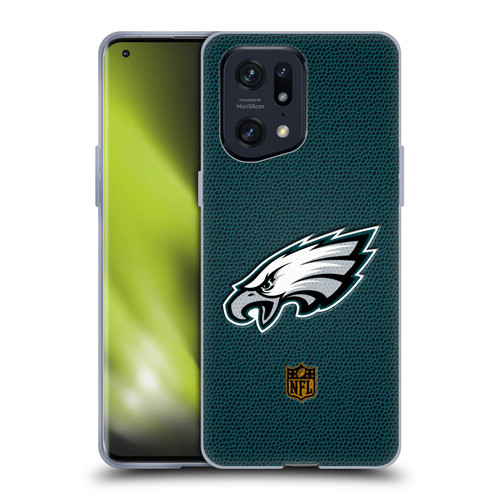 NFL Philadelphia Eagles Logo Football Soft Gel Case for OPPO Find X5 Pro
