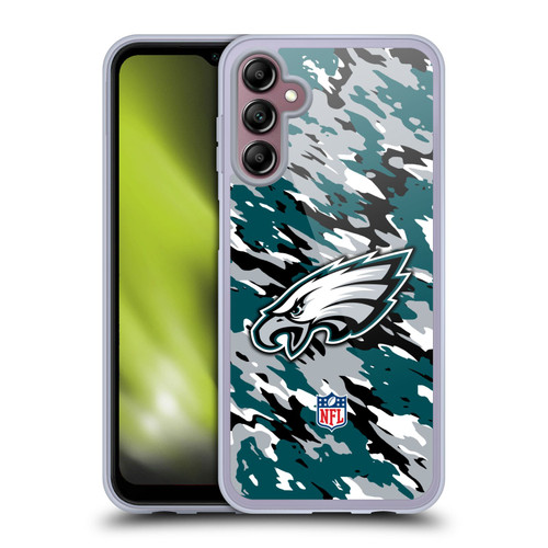 NFL Philadelphia Eagles Logo Camou Soft Gel Case for Samsung Galaxy A14 5G