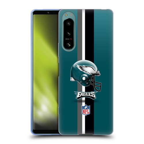 NFL Philadelphia Eagles Logo Helmet Soft Gel Case for Sony Xperia 5 IV