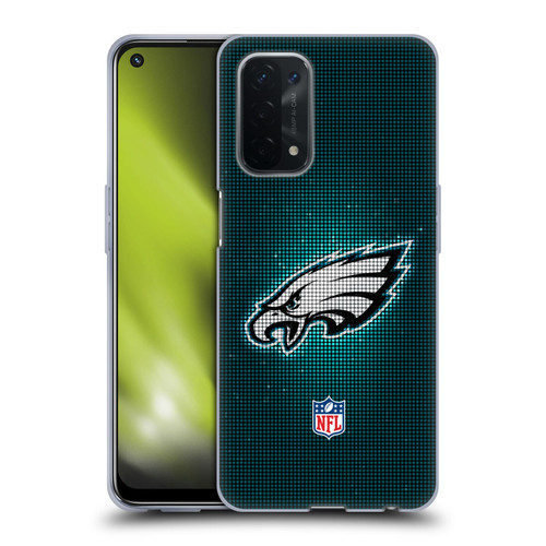 NFL Philadelphia Eagles Artwork LED Soft Gel Case for OPPO A54 5G