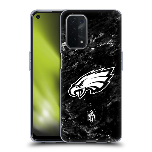 NFL Philadelphia Eagles Artwork Marble Soft Gel Case for OPPO A54 5G