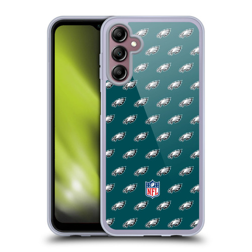 NFL Philadelphia Eagles Artwork Patterns Soft Gel Case for Samsung Galaxy A14 5G