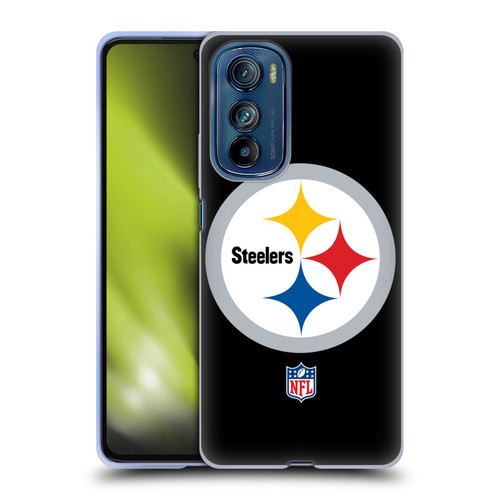 NFL Pittsburgh Steelers Logo Plain Soft Gel Case for Motorola Edge 30