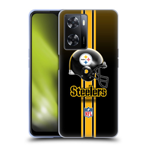 NFL Pittsburgh Steelers Logo Helmet Soft Gel Case for OPPO A57s