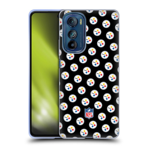 NFL Pittsburgh Steelers Artwork Patterns Soft Gel Case for Motorola Edge 30