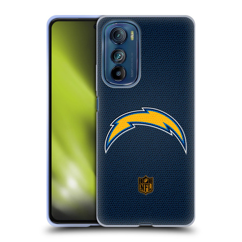 NFL Los Angeles Chargers Logo Football Soft Gel Case for Motorola Edge 30