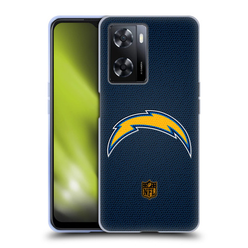 NFL Los Angeles Chargers Logo Football Soft Gel Case for OPPO A57s