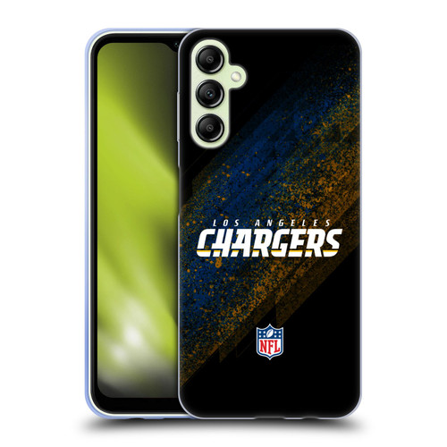 NFL Los Angeles Chargers Logo Blur Soft Gel Case for Samsung Galaxy A14 5G