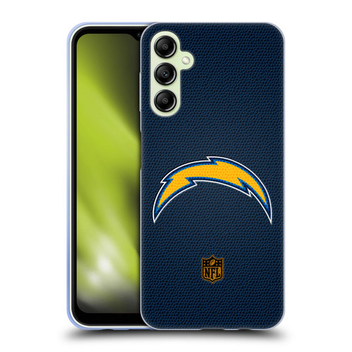 NFL Los Angeles Chargers Logo Football Soft Gel Case for Samsung Galaxy A14 5G