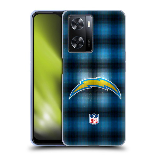 NFL Los Angeles Chargers Artwork LED Soft Gel Case for OPPO A57s
