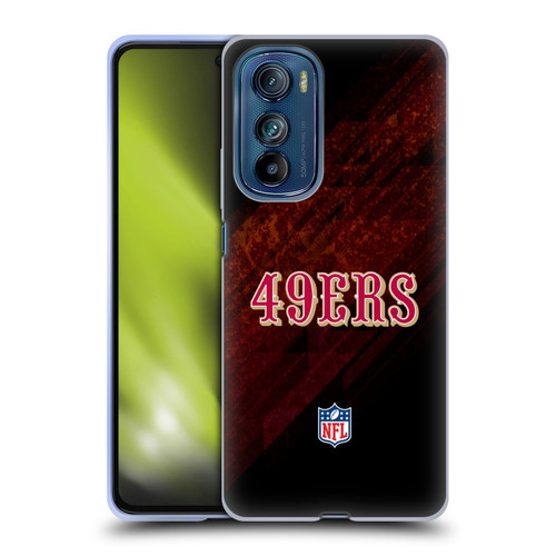 NFL San Francisco 49Ers Logo Blur Soft Gel Case for Motorola Edge 30