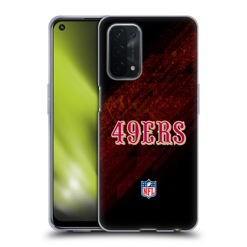 NFL San Francisco 49Ers Logo Blur Soft Gel Case for OPPO A54 5G