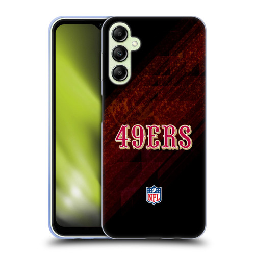 NFL San Francisco 49Ers Logo Blur Soft Gel Case for Samsung Galaxy A14 5G