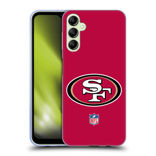 NFL San Francisco 49Ers Logo Plain Soft Gel Case for Samsung Galaxy A14 5G