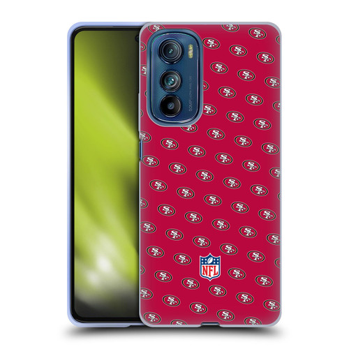 NFL San Francisco 49ers Artwork Patterns Soft Gel Case for Motorola Edge 30