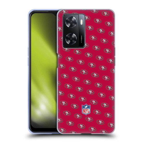 NFL San Francisco 49ers Artwork Patterns Soft Gel Case for OPPO A57s