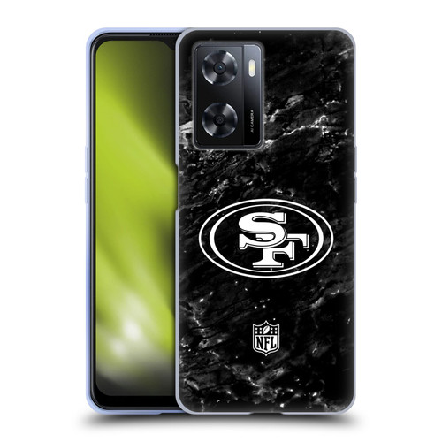 NFL San Francisco 49ers Artwork Marble Soft Gel Case for OPPO A57s