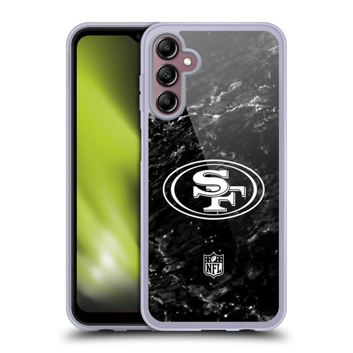 NFL San Francisco 49ers Artwork Marble Soft Gel Case for Samsung Galaxy A14 5G