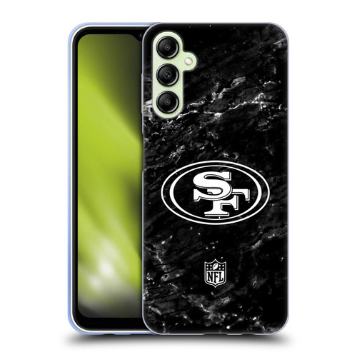 NFL San Francisco 49ers Artwork Marble Soft Gel Case for Samsung Galaxy A14 5G