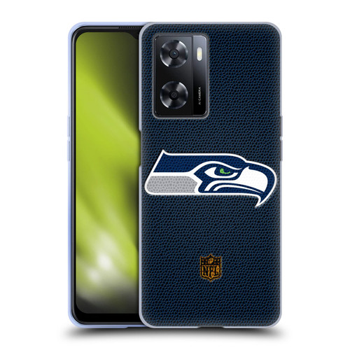 NFL Seattle Seahawks Logo Football Soft Gel Case for OPPO A57s