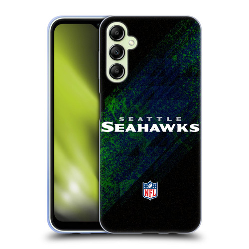 NFL Seattle Seahawks Logo Blur Soft Gel Case for Samsung Galaxy A14 5G