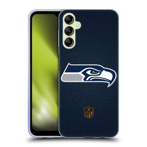NFL Seattle Seahawks Logo Football Soft Gel Case for Samsung Galaxy A14 5G