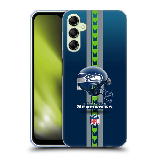 NFL Seattle Seahawks Logo Helmet Soft Gel Case for Samsung Galaxy A14 5G