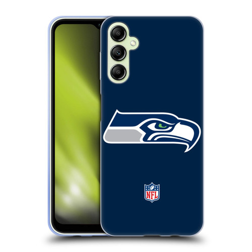 NFL Seattle Seahawks Logo Plain Soft Gel Case for Samsung Galaxy A14 5G