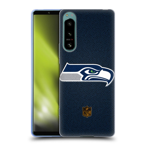NFL Seattle Seahawks Logo Football Soft Gel Case for Sony Xperia 5 IV