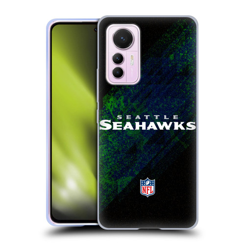 NFL Seattle Seahawks Logo Blur Soft Gel Case for Xiaomi 12 Lite