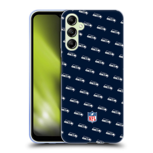 NFL Seattle Seahawks Artwork Patterns Soft Gel Case for Samsung Galaxy A14 5G