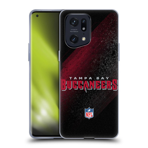 NFL Tampa Bay Buccaneers Logo Blur Soft Gel Case for OPPO Find X5 Pro